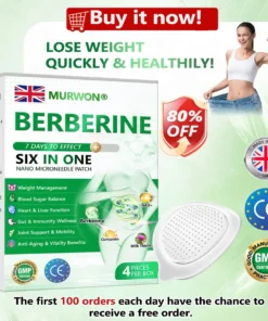 𝐌𝐔𝐑𝐖𝐎𝐍® 𝟔-𝐢𝐧-𝟏 𝐍𝐀𝐃+ 𝐁𝐞𝐫𝐛𝐞𝐫𝐢𝐧𝐞 𝐁𝐨𝐝𝐲-𝐒𝐡𝐚𝐩𝐢𝐧𝐠 𝐍𝐚𝐧𝐨 𝐌𝐢𝐜𝐫𝐨𝐧𝐞𝐞𝐝𝐥𝐞 𝐏𝐚𝐭𝐜𝐡