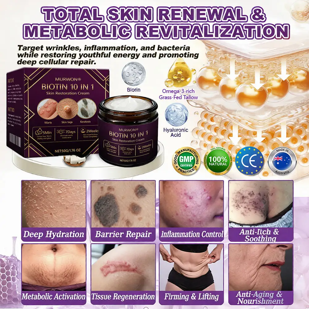 ๐ ๐จ๐ฅ๐ช๐ฌ๐กยฎ Biotin 10-in-1 Skin Restoration Cream