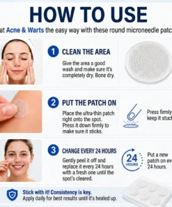 MURWON® Microneedle Flawless Skin Wart Removal Patch